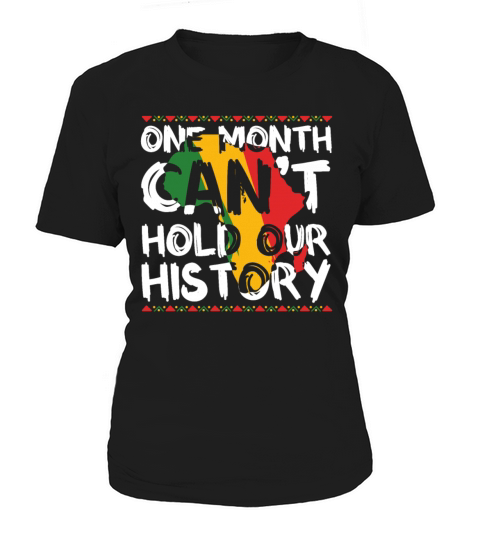 Black History Month USA Afro America African Women's T-Shirt