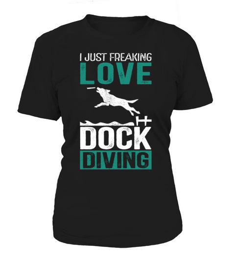 Dog Dock Diving Canine Water Sport Dogs Women's T-Shirt