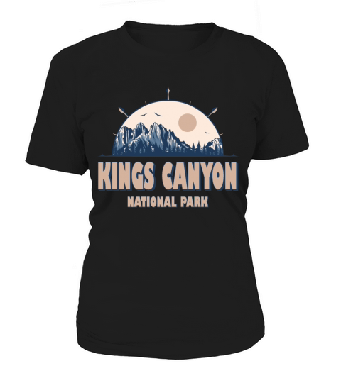 Kings Canyon National Park Vintage Hiking Women's T-Shirt