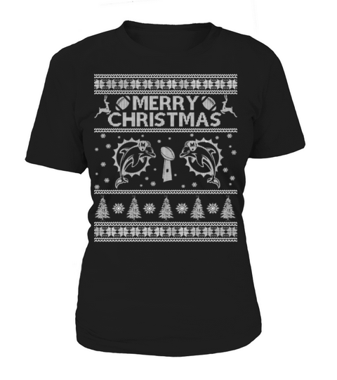 Miami dolphin - Christmas awesome rugby sweater Women's T-Shirt