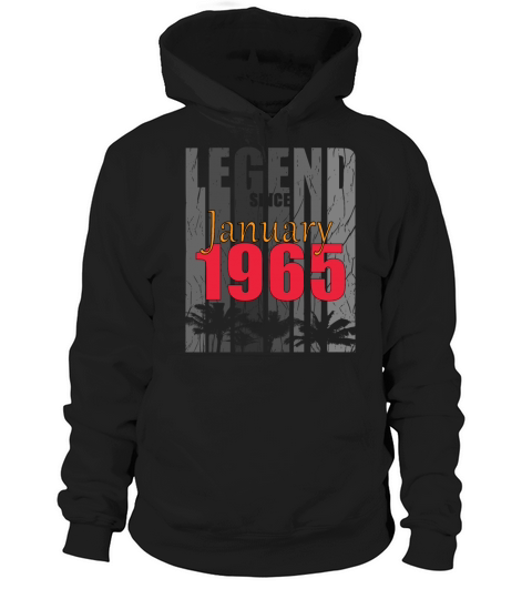 1965 January vintage birthday Hoodie Unisex