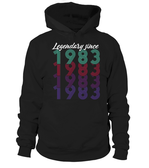 40th birthday vintage 1983 legendary since 1983 Hoodie Unisex