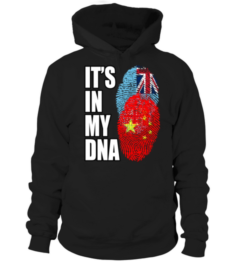 Fijian And Chinese Mix Heritage DNA Flag Hoodie Unisex