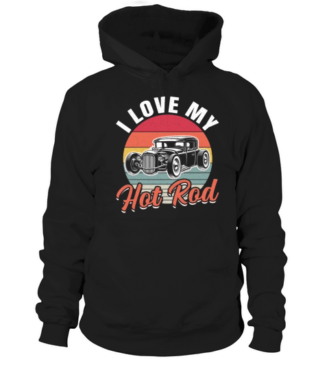 Hot Rod Dad Classic Car Dad Vintage Hotrod Hoodie Unisex