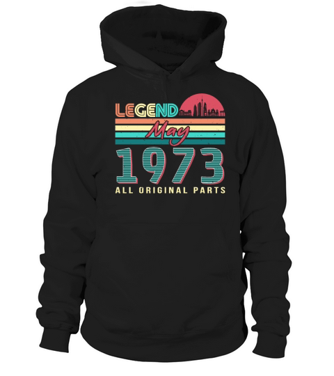 May 1973 Vintage Hoodie Unisex