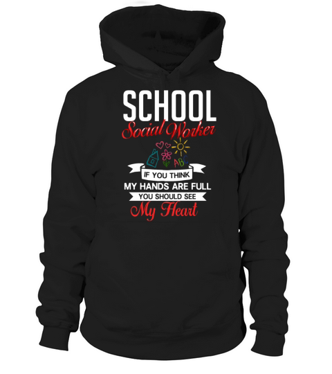 School Social Worker Quotes Appreciation Office Hoodie Unisex