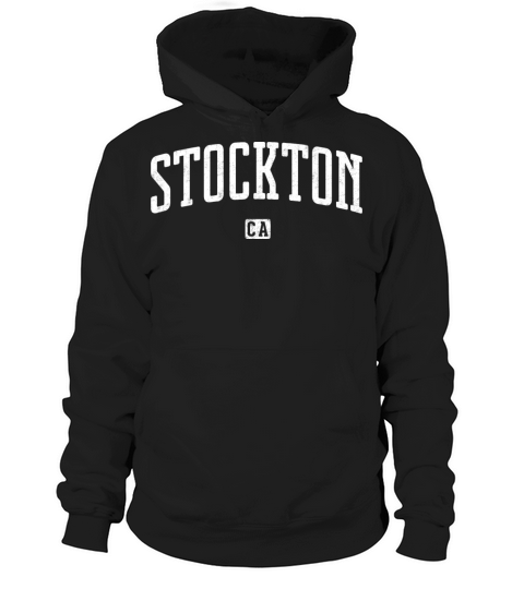 Stockton California Vintage Hoodie Unisex