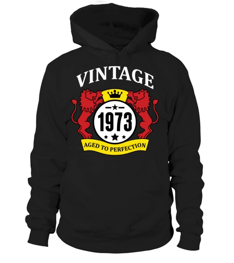 Vintage 1973 Aged to Perfection Hoodie Unisex