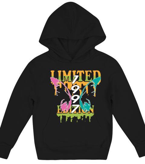1997 Born Limited Edition Butterfly Gift Kids Hoodie