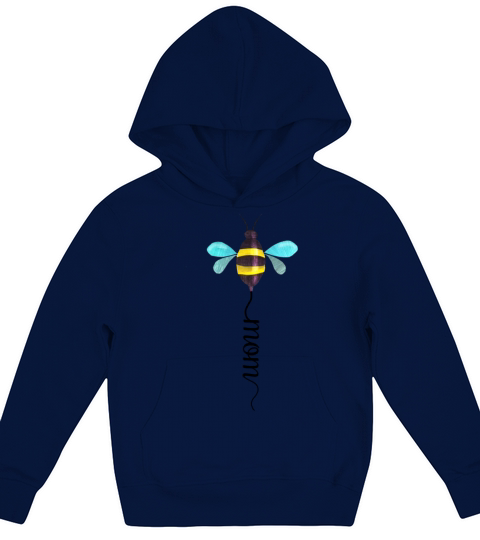 Bee Mom Kids Hoodie