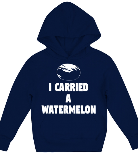 Dirty Dancing Quote I Carried A Watermelon Kids Hoodie
