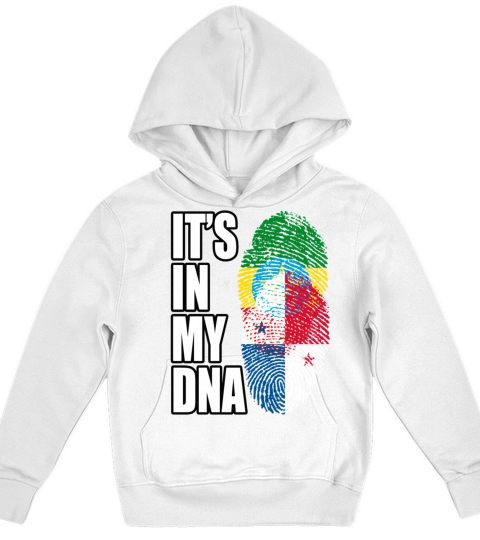 Ethiopian And Panamanian Mix Heritage DNA Flag Kids Hoodie