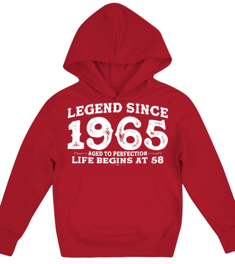 Legend Since 1965 58 Year of Perfection - 58th Kids Hoodie