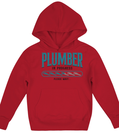Plumbing Plumber Vintage Plumber Kids Hoodie