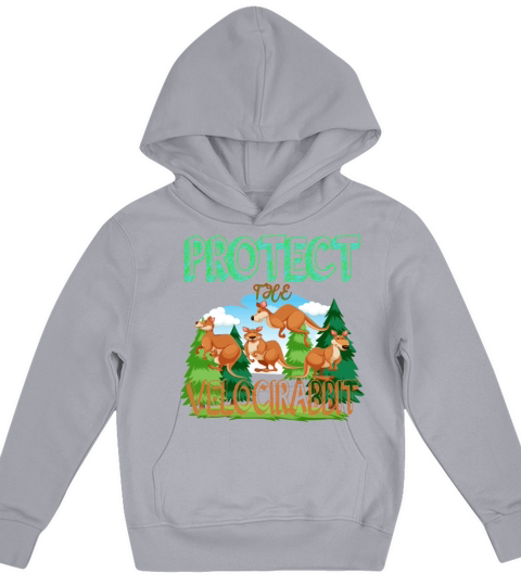 PROTECT THE VELOCIRABBIT Kids Hoodie
