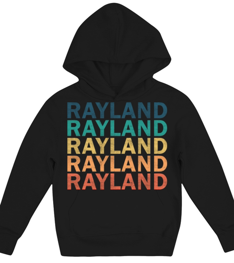 Rayland Name T Shirt - Rayland Vintage Retro Name Kids Hoodie