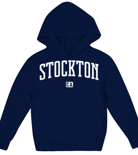 Stockton California Vintage Kids Hoodie