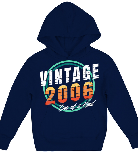 Vintage 2006 Shirt for Men Women 17 Year Old 17th Kids Hoodie