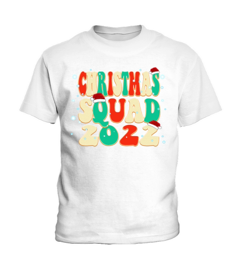 2022 Christmas Squad Family Xmas Pajamas Kids T-Shirt