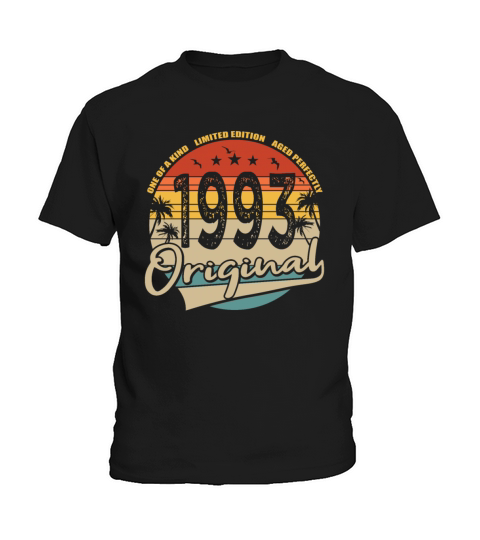 30th birthday vintage 1993 original 1993 Kids T-Shirt
