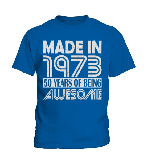 50th birthday vintage 1973 50 years Kids T-Shirt