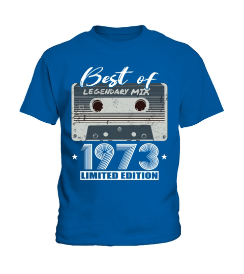 50th birthday vintage 1973 best of 1973 Kids T-Shirt