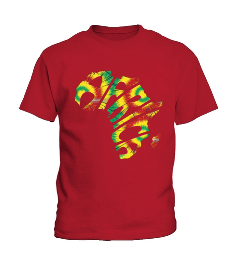 continent africa design BHM Black history month Kids T-Shirt