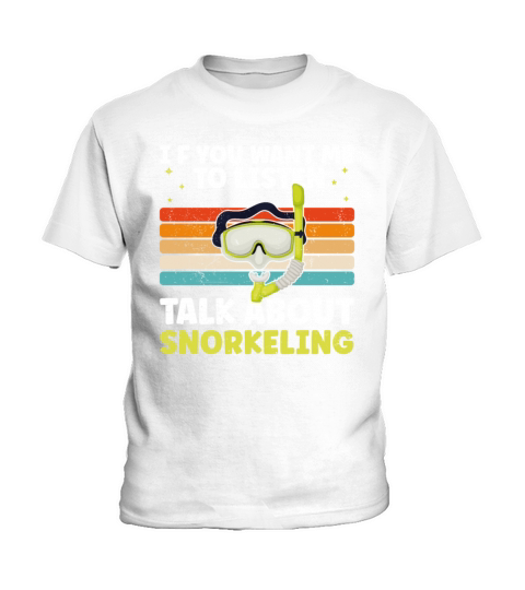 Funny Snorkeling Dive Design For Snorkeler Cool Kids T-Shirt