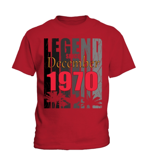 gift December 1970 birth month Kids T-Shirt