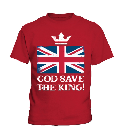 God Save the King Charles III Coronation 2023 Kids T-Shirt
