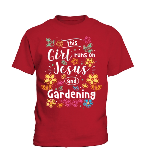 Greenhouse Gardening Gardener Jesus Plant Lover Kids T-Shirt
