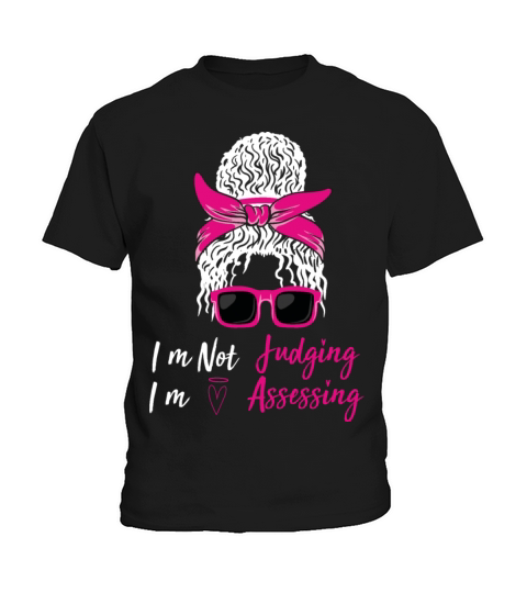 Im Not Judging Im Assessing Funny T Shirt Kids T-Shirt