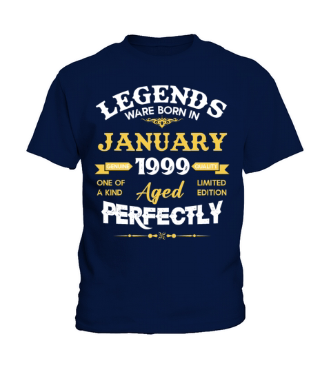 January 1999 Vintage Birthday Present Kids T-Shirt