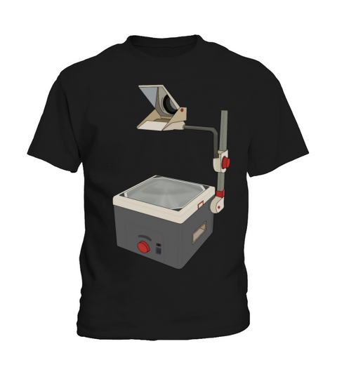 OHP 80s 90s Overhead Projector Kids T-Shirt