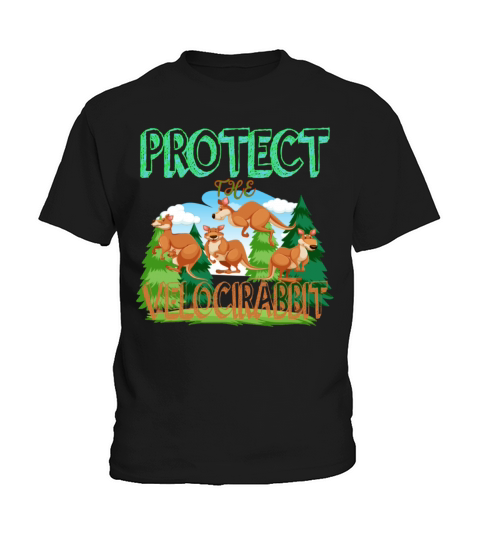 PROTECT THE VELOCIRABBIT Kids T-Shirt