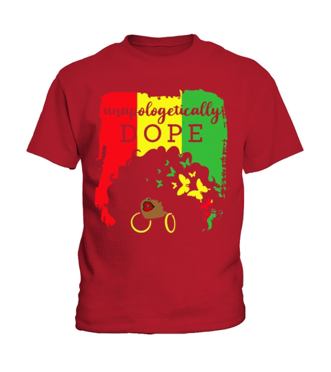 Unapologetically Dope Black History Month African Kids T-Shirt