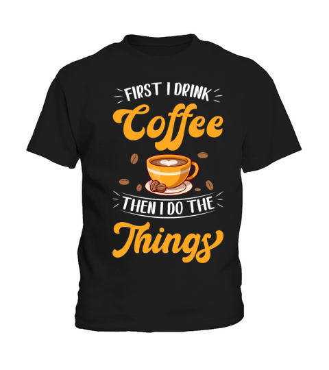 Vintage Coffee Graphic Kids T-Shirt