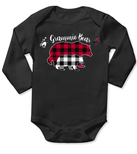Grammie Bear Long Sleeve Baby One-Piece