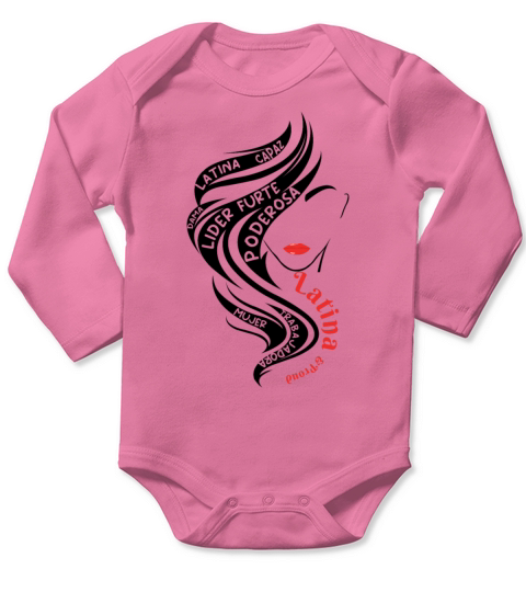 Latina Hispanic Heritage Month Long Sleeve Baby One-Piece