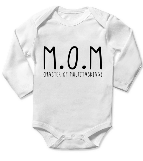 Mom master of multitasking Long Sleeve Baby One-Piece