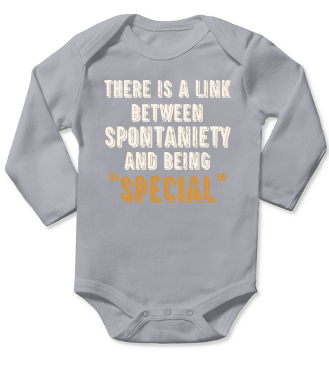 Motivational quote about special Long Sleeve Baby One-Piece
