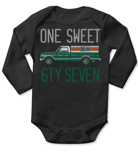 one Dark Green Long Sleeve Baby One-Piece