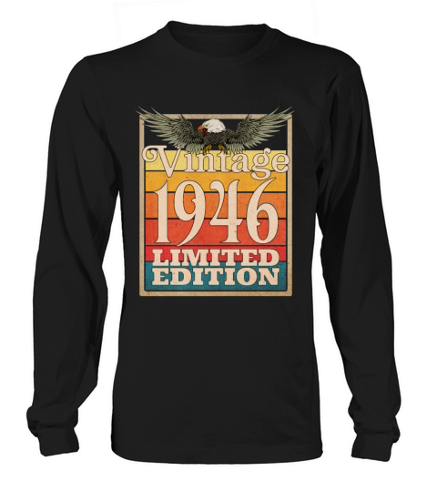 1946 Vintage Retro American Eagle Limited Edition Long sleeved Unisex