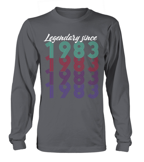 40th birthday vintage 1983 legendary since 1983 Long sleeved Unisex