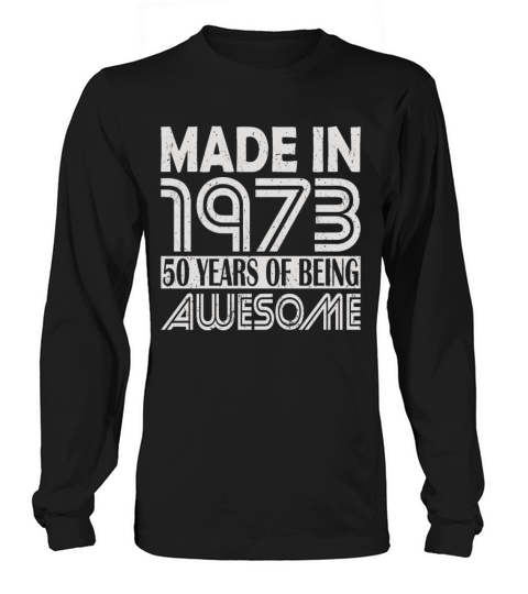 50th birthday vintage 1973 50 years Long sleeved Unisex