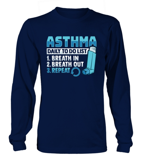 Albuterol Asthma Inhaler Design for an Asthmatic Long sleeved Unisex