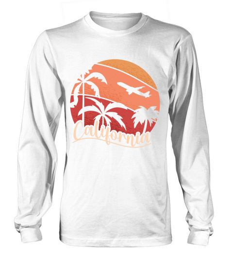 California Summer Sun Palms Beach Water Cali Love Long sleeved Unisex