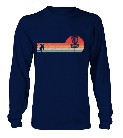 Discgolf Player Disk Golf Vintage Long sleeved Unisex