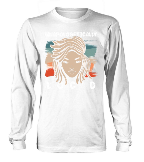 Locd Up Afro Hair Black American African Girl Long sleeved Unisex