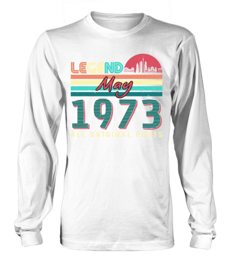 May 1973 Vintage Long sleeved Unisex